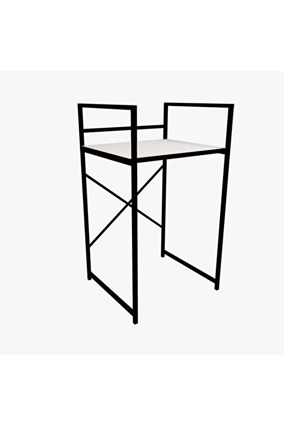 Banyo Rafı Çamaşır ve Kurutma Makinesi Dolabı Beyaz 1624