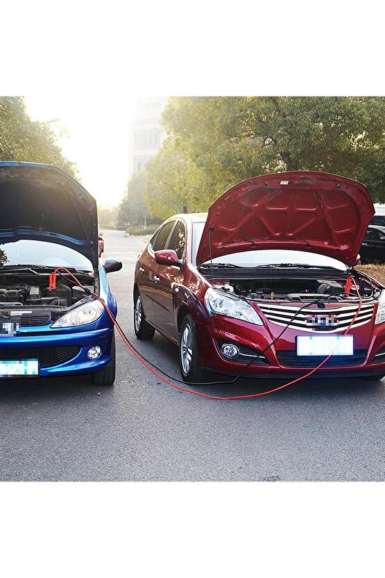 ML4002 6V12V24V 500Amper 2,5Metre 10mm² Akü Takviye Kablosu