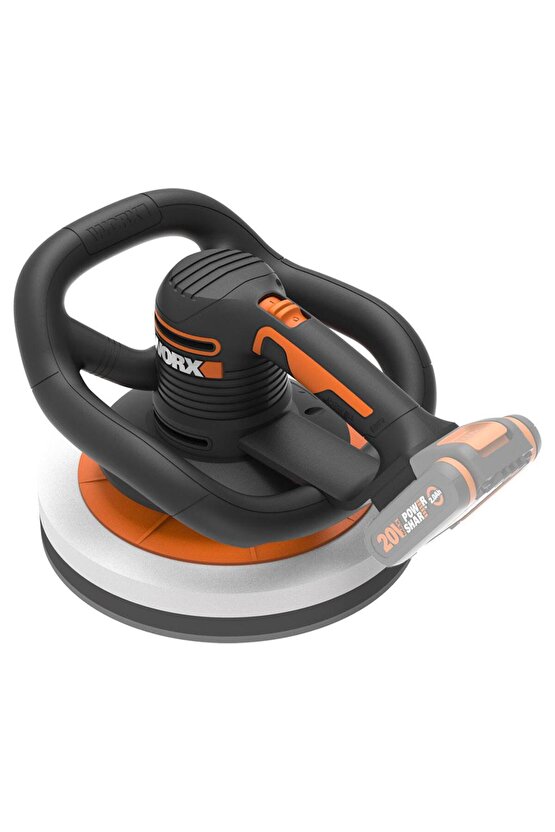 WX856.9 20Volt 254MM Şarjlı Orbital Polisaj Makinesi (Akü Dahil Değildir)