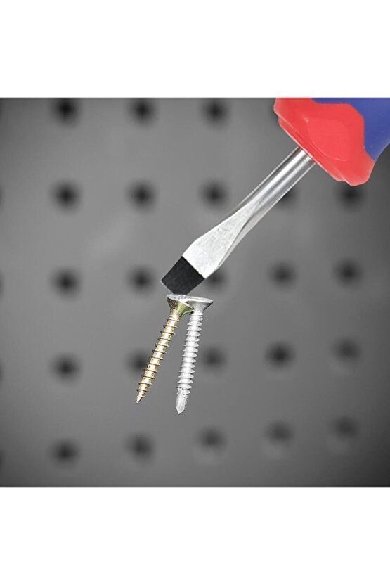 WP221024 6.5x38mm CR-V Manyetik Profesyonel Düz Topaç Tornavida