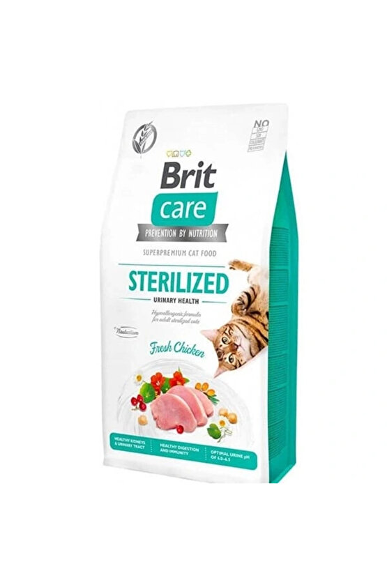 Brit Care Hipoalerjenik Sterilized Urinary Tahılsız Tavuklu Kısırlaştırılmış Kedi Maması 7 Kg