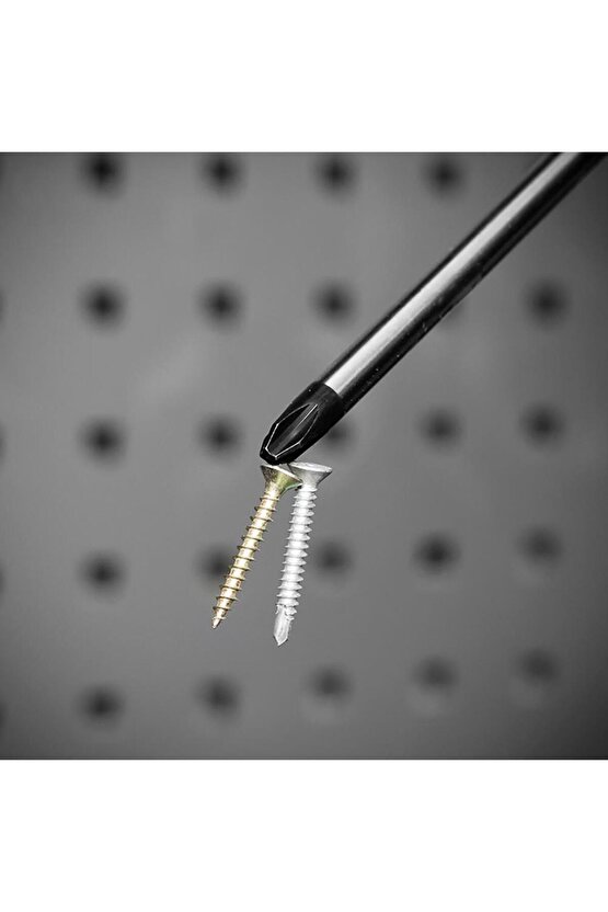 WP200500 2 Parça YıldızDüz CR-V Manyetik Profesyonel Tornavida Seti