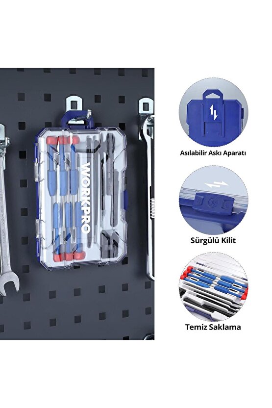 WP200531 12 Parça CR-V Elektronikçi Hassas Profesyonel Onarım Seti