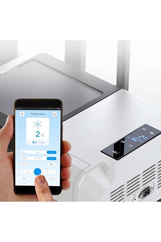 PX50 1224220Volt 50Litre Kompresörlü Tekerlekli Outdoor Oto Buzdolabı (Akü Dahil Değildir