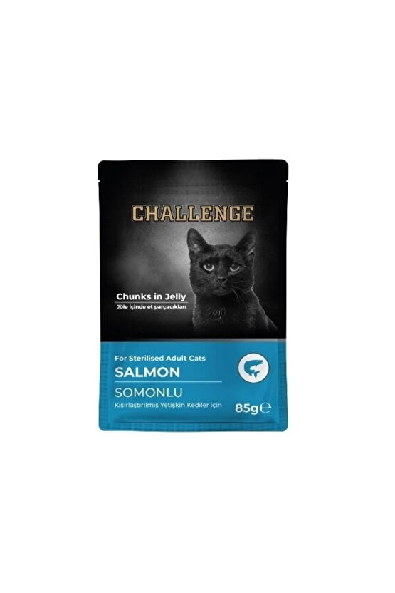 Challenge Somunlu Pouch Yetişkin Konserve Kedi Maması 85 Gr