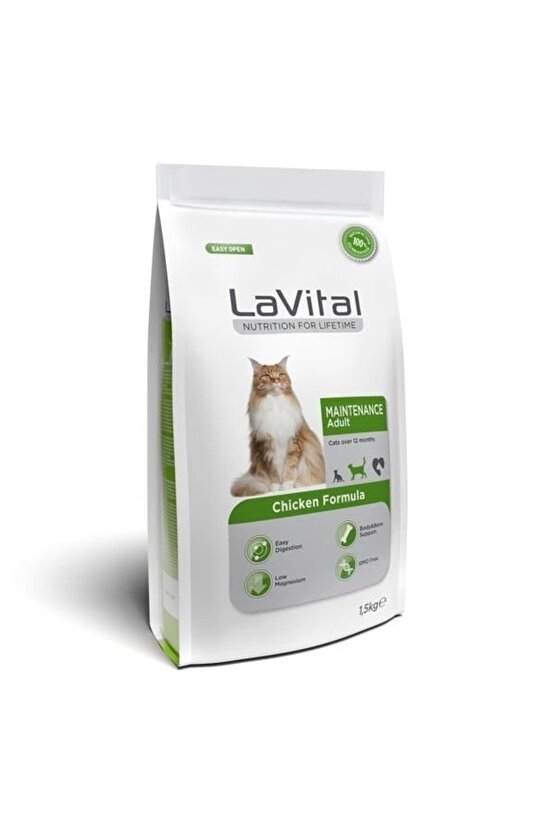Lavital Maintenance Tavuklu Yetişkin Kedi Maması 1.5 Kg