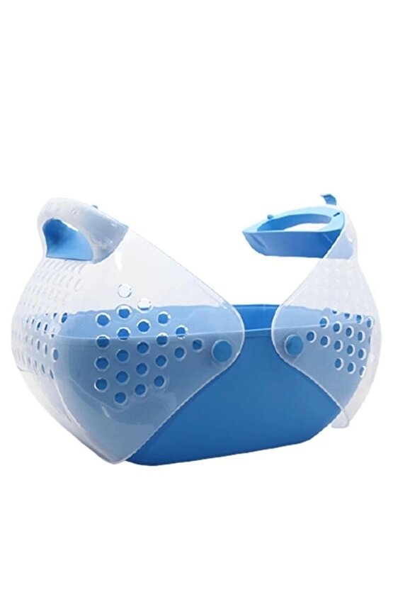 Baggy Kemirgen ve Yavru Kedi Taşıma Çantası Mavi 36x25x29 Cm