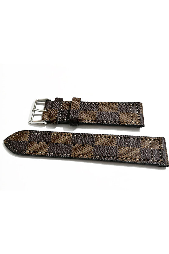 22 milim hakiki desenli deri kayış