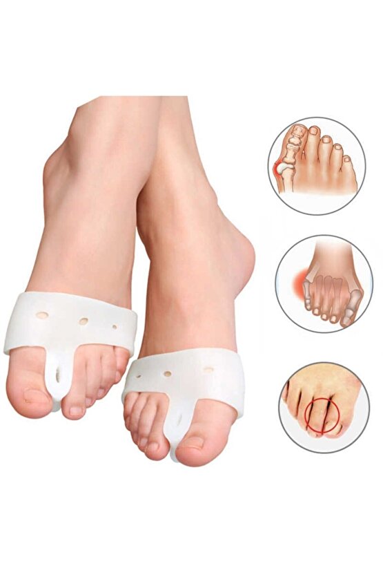 Silikon Metatarsal Destekli Bunion Koruyucu Makaralı Bunyon