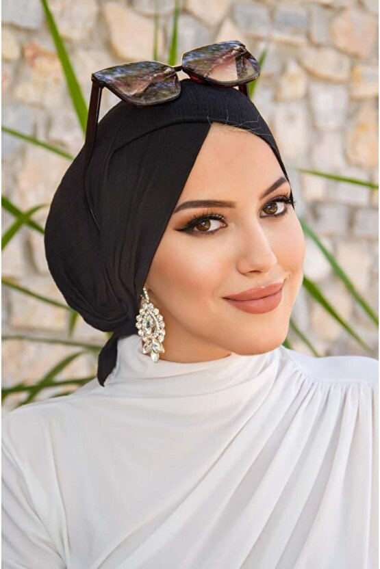 Siyah Çapraz Deniz - Havuz Bonesi