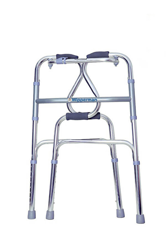 İki Kademeli Alüminyum Hasta Yürüteci Walker Son Sistem Yürüteç