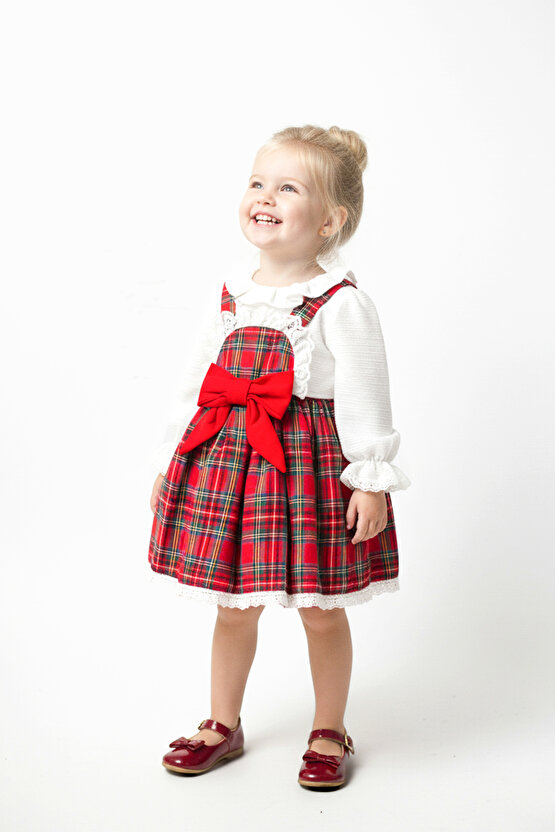 Kız Bebek Elbise Kız Çocuk Elbise Doğum Günü Parti Düğün Özel Gün Uzun Kol Astarlı Elbise