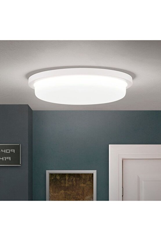 36 Watt 4000 Kelvin Led İç ve Dış Mekan 3200 Lümen Plastik Tavan ve Duvar Armatürü, Led Tavan Aplik