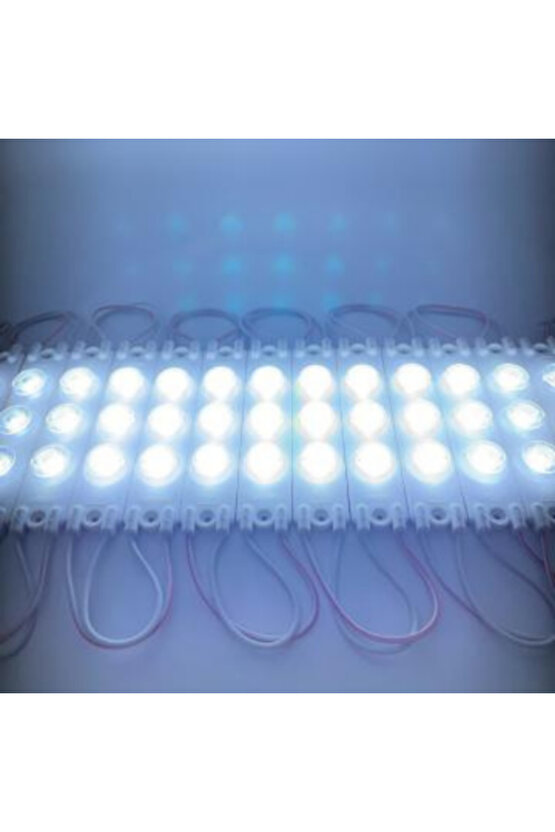 10 Adet 5 Watt BEYAZ IŞIK IP65 Modül Led, 10 Adet Magnetli, Çok Kaliteli BEYAZ Işık Modül Led