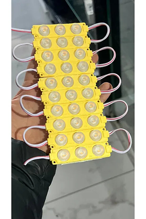 10 Adet 5 Watt GÜN IŞIĞI 3000K IP65 Modül Led, 10 Adet Magnetli, Çok Kaliteli 3000K. Işık Modül Led