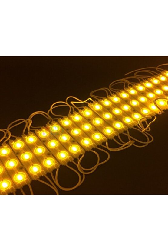 20 Adet 5 Watt AMBER Işık IP65 Modül Led, 10 Adet Magnetli, Çok Kaliteli AMBER Işık Modül Led
