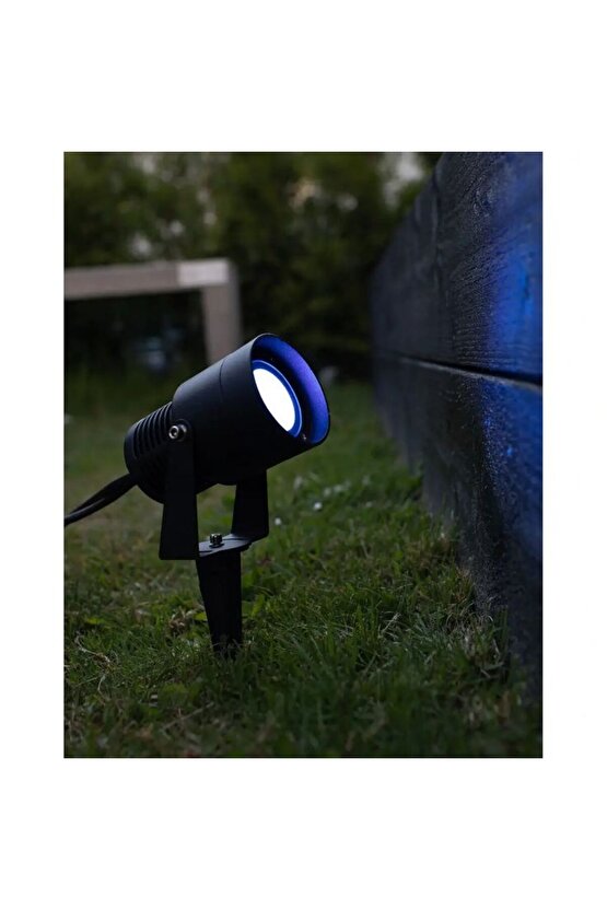 10 Adet Elektrikle Çalışır 7 Watt Mavi Işık Çok Kaliteli Çim Çiçek, Ağaç, Peyzaj Aydınlatma Armatürü