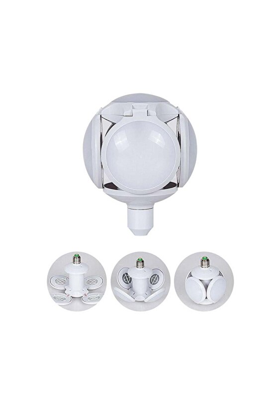 1 Adet 30 Watt Katlanır, 3000K, Gün Işığı Led Ampul, Modern Tasarım Dekoratif E27 Duy Led Ampul