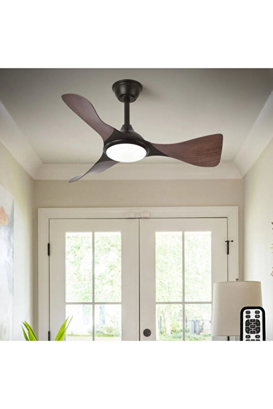 40 Watt, 3 Işık Modlu, 6 Kademeli, Kumandalı, Çok Şık ve Kaliteli Tavan Vantilatörü Ledli Vantilatör