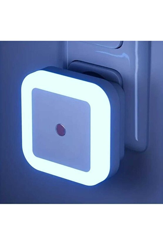 Fotoselli Led Gece Lambası, Gece Otomatik Yanar, Gündüz Söner 1 Watt Gece Lambası