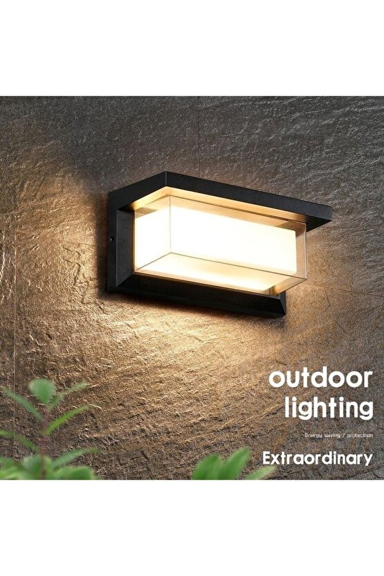 18w Led Duvar Aplik Dış Mekan Günışığı 3000k