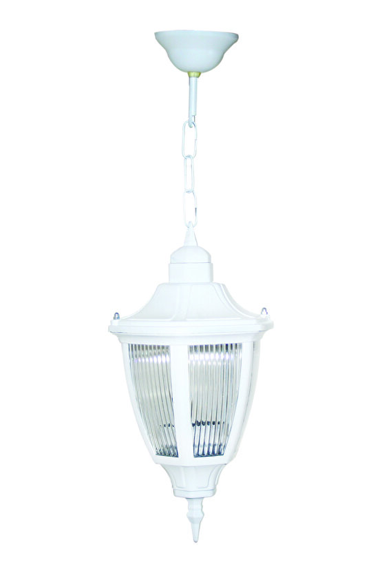 Birinci Sınıf Dekoratif Plastik Avize - Tavan Apliği - Beyaz