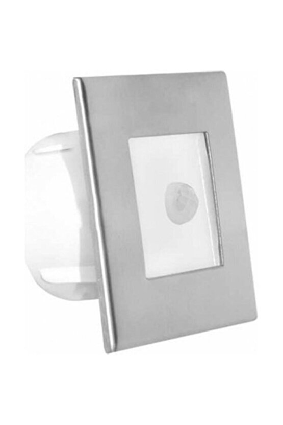 Dekoratif Kare Analog Sensörlü Led Spot Merdiven Armatürü -Beyaz Işık