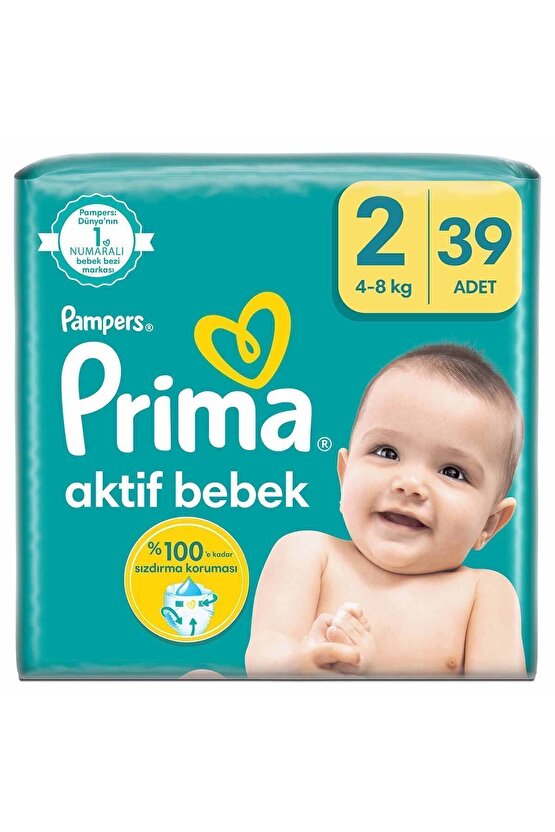 Aktif Bebek Bezi 2 Beden 39lu Mini Fırsat Paketi
