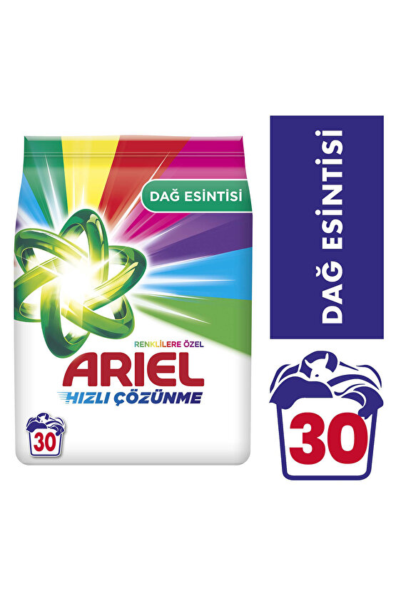 Dağ Esintisi Renklilere Özel 4,5 Kg Aquapudra Toz Çamaşır Deterjanı