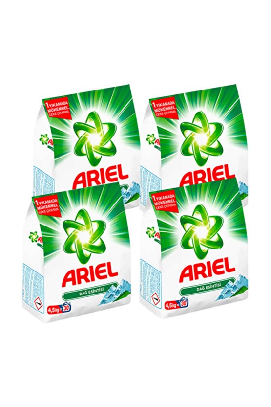 Toz Çamaşır Deterjanı Dağ Esintisi 4,5 Kg x4