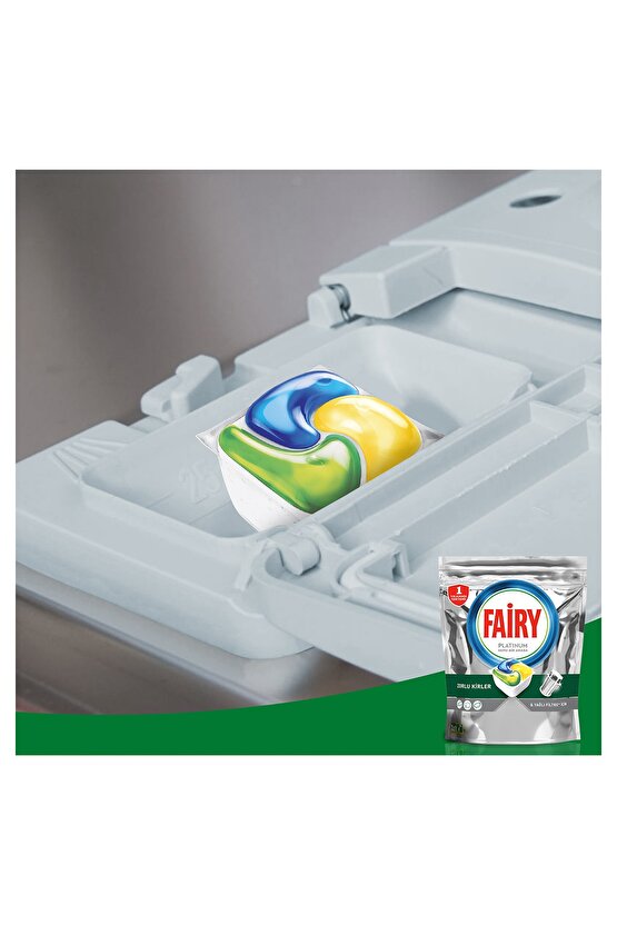 Platinum Limon Kokulu Bulaşık Makinesi Deterjanı 16 Tablet