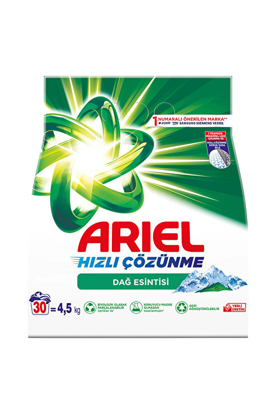 Dağ Esintisi 4,5 Kg Aquapudra Toz Çamaşır Deterjanı