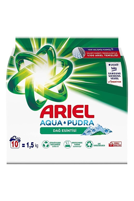 Dağ Esintisi 1,5 kg Aquapudra Toz Çamaşır Deterjanı