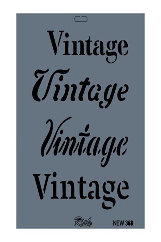 Stencil New Seri 368 25x35