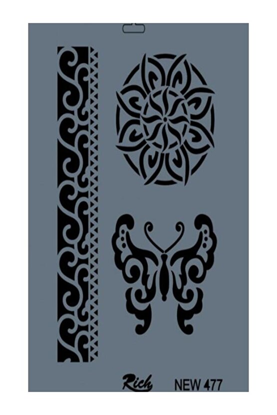 Stencil New Seri 477 25x35