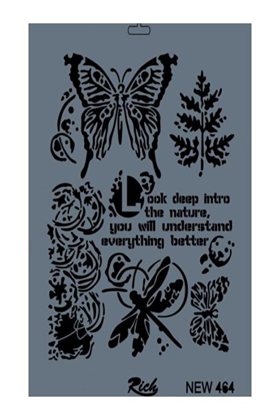 Stencil New Seri 464 25x35