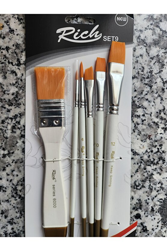 Keep Smile 6lı Zemin Fırçalı Set 9