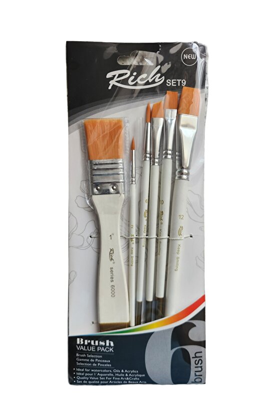 Keep Smile 6lı Zemin Fırçalı Set 9