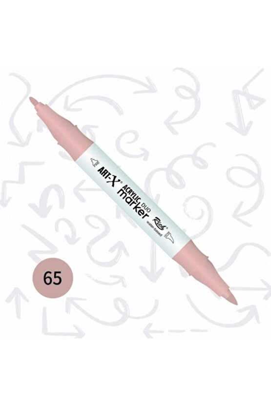 Art-x Çift Uçlu Akrilik Markör No: 65