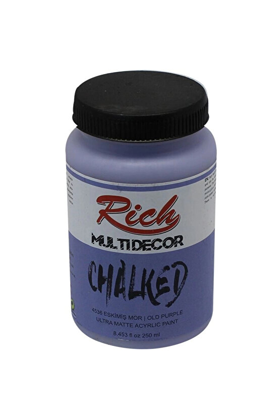 Supertrend Multi Decor Chalked Akrilik Boya 250 cc. 4536 ESKİMİŞ MOR