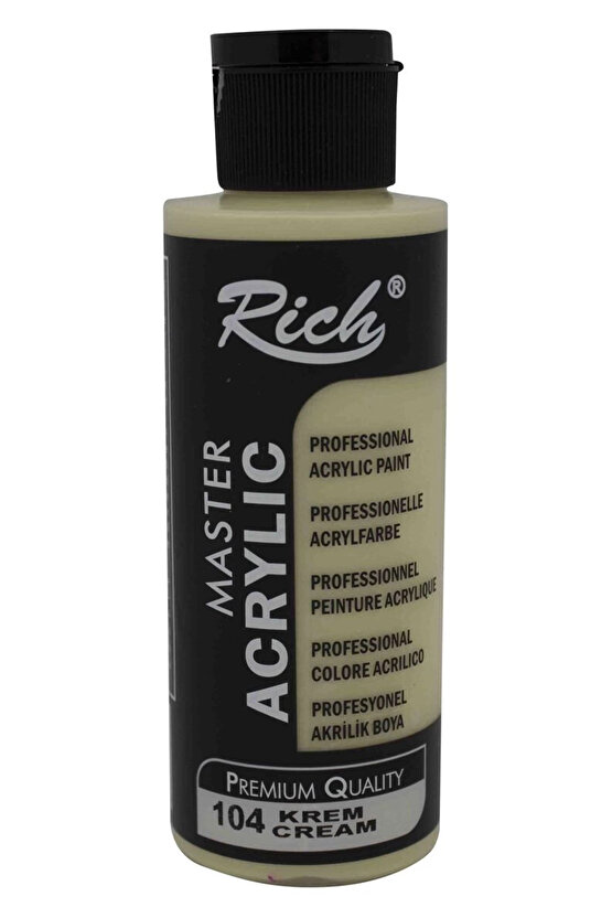 Master Acrylic Akrilik Boya 104 Krem 120 Cc