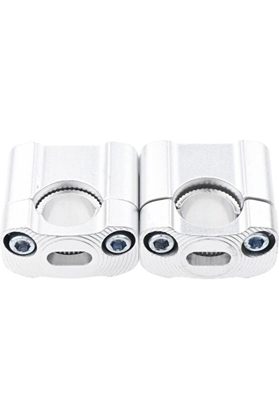 430 2 Parça Motosiklet Gidon Yükselticil 22 mm. 28 mm Nikel Takım