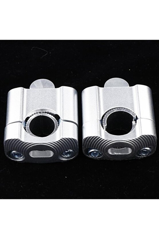 430 2 Parça Motosiklet Gidon Yükselticil 22 mm. 28 mm Nikel Takım