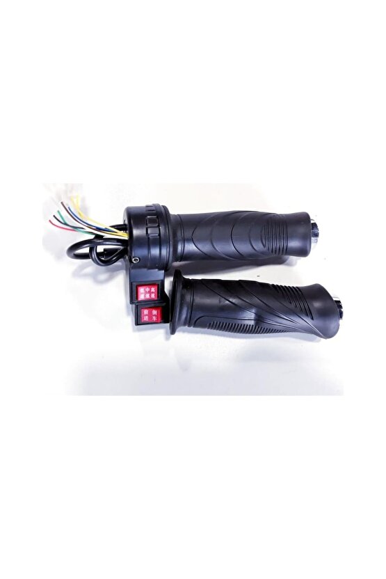 E Bike Geri Vitesli Gaz Kolu 8 Kablolu 3 Soketli