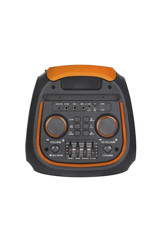 TORİMA NDR-1095 Siyah Taşınabilir Büyük Boy Rgb Bluetooth Mikrofonlu Parti Hoparlör