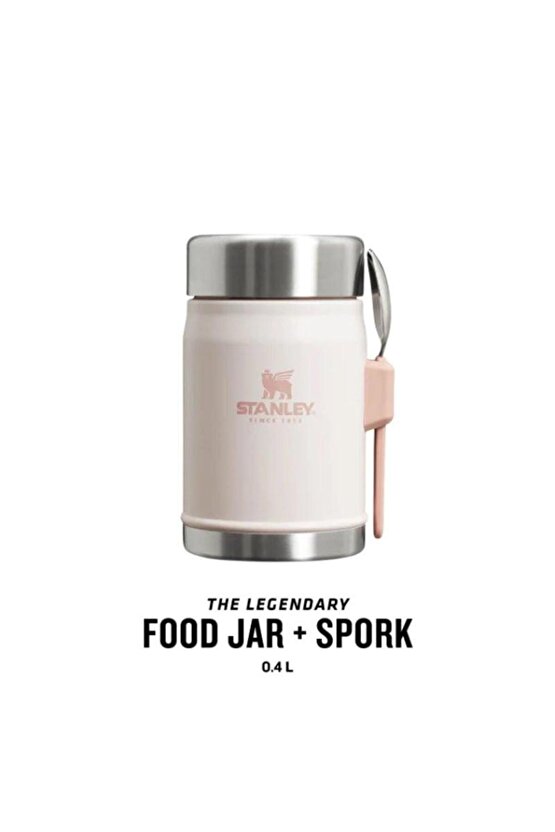 The Legendary Food Jar + Spork .4L  14oz Rose Quartz Yemek Termosu