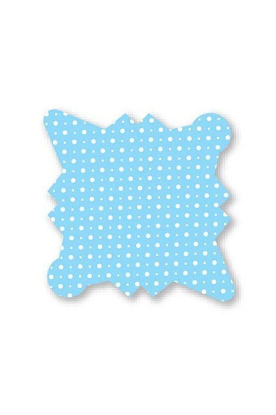 Lokum Kutusu Mavi Puantiyeli 50li Paket | Lokumluk