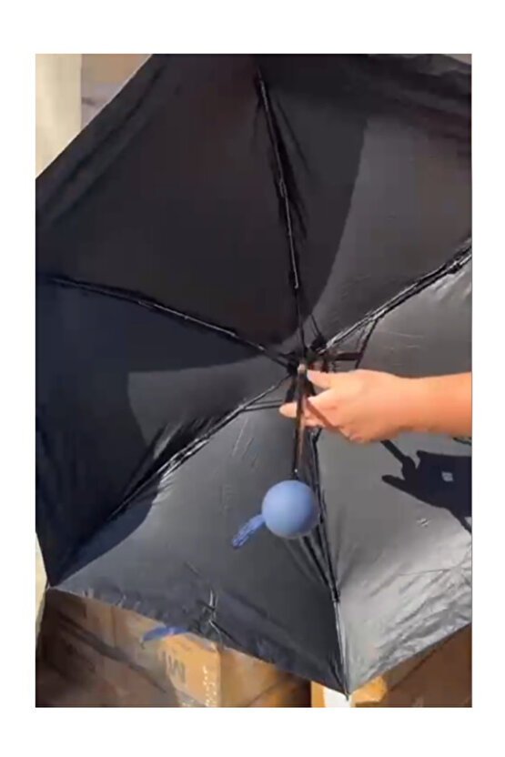 Özel Kılıflı Siyah Şemsiye (KAPSÜL ŞEMSİYE)