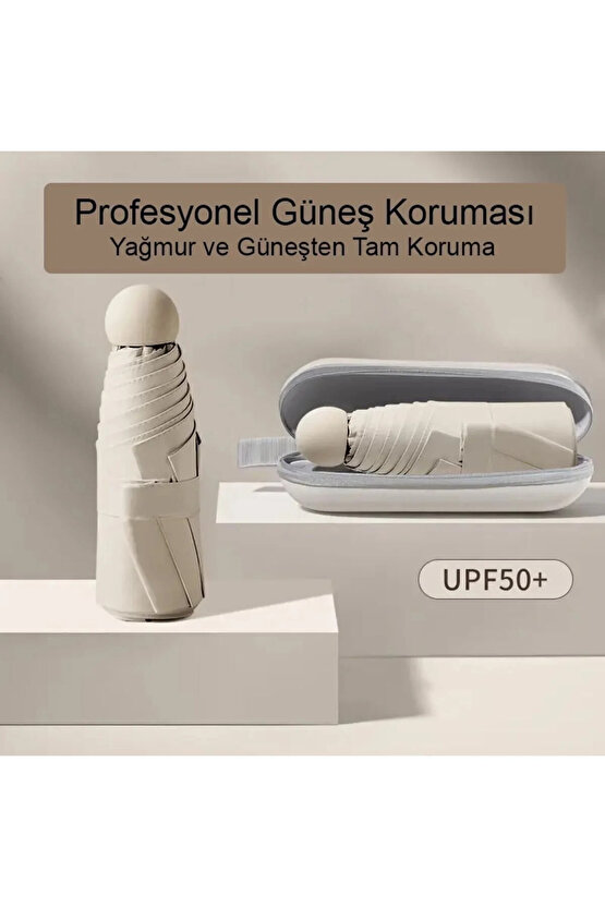 Özel Kılıflı Siyah Şemsiye (KAPSÜL ŞEMSİYE)