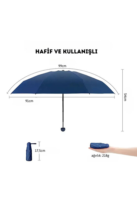 Özel Kılıflı Bordo Şemsiye (KAPSÜL ŞEMSİYE) Bordo